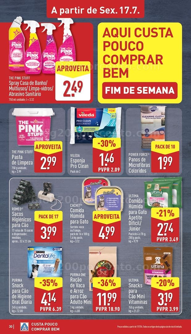 Antevisão Folheto ALDI Promoções de 13 a 19 julho